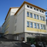 budova školy - zadní část